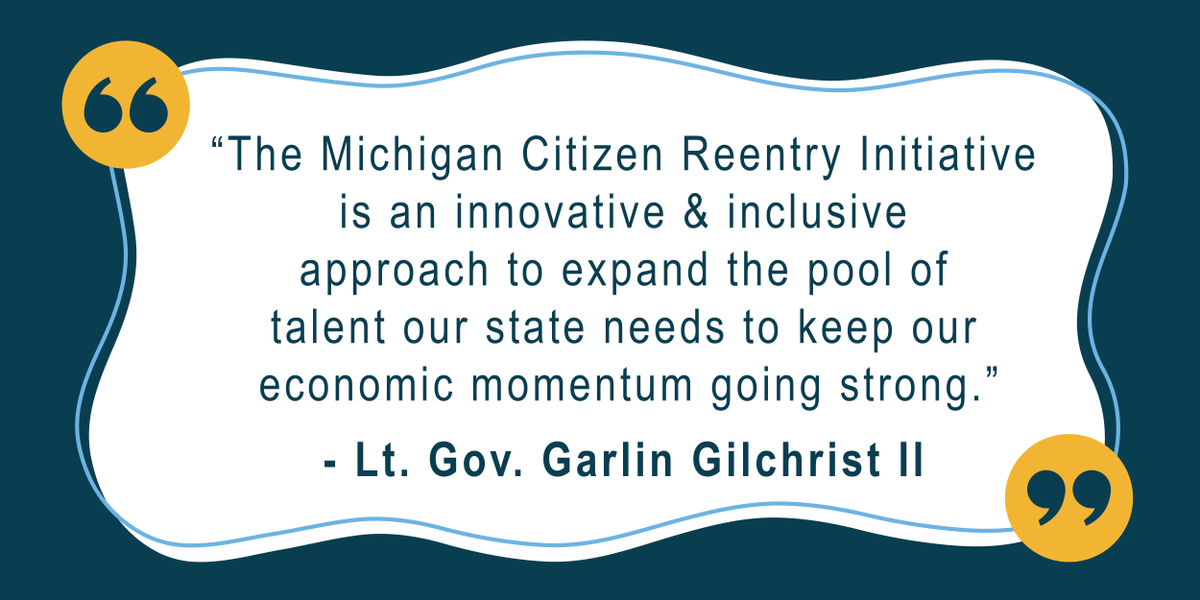 MichiganTalent's tweet photo. The Michigan Department of Labor & Economic Opportunity has been awarded a $2 million federal grant to expand the Michigan Citizen Reentry Initiative, which provides employment & training services to justice-involved individuals.
📰 Read more at https://t.co/cMHRwqxJ9N.
#MiCRI https://t.co/GM8N6yJfCy