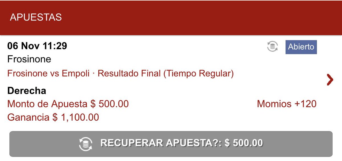 picks_tmt's tweet photo. Reto escalera el día de hoy.

Iniciamos con Frosinone ML ⚽️🔥 https://t.co/tHX3RrWdff