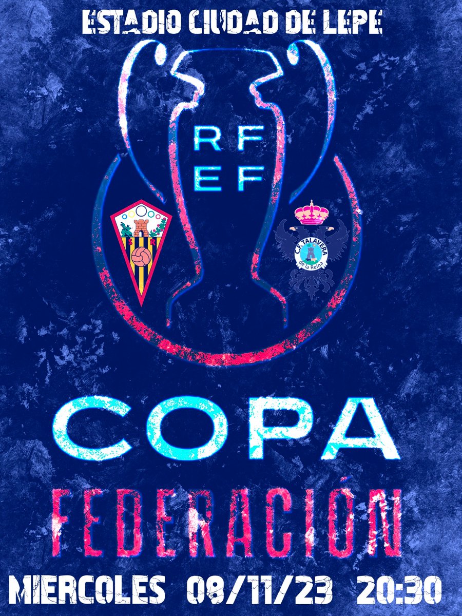 Miércoles 8/11 20.30
Estadio Ciudad de Lepe
<a href="/SanRoqueLepe/">CD San Roque de Lepe</a> vs <a href="/CFTalavera/">CF Talavera de la Reina 💙🏺</a> 
Nuestra particular champions por un puesto en la final, esperemos sea el inicio a retomar el camino.