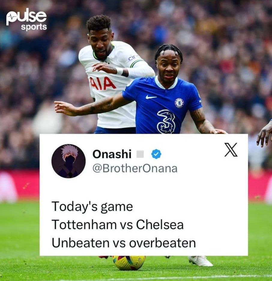 OgaSammyWejinya's tweet photo. Prediction time

Tottenham vs Chelsea https://t.co/JICJMBqV6f