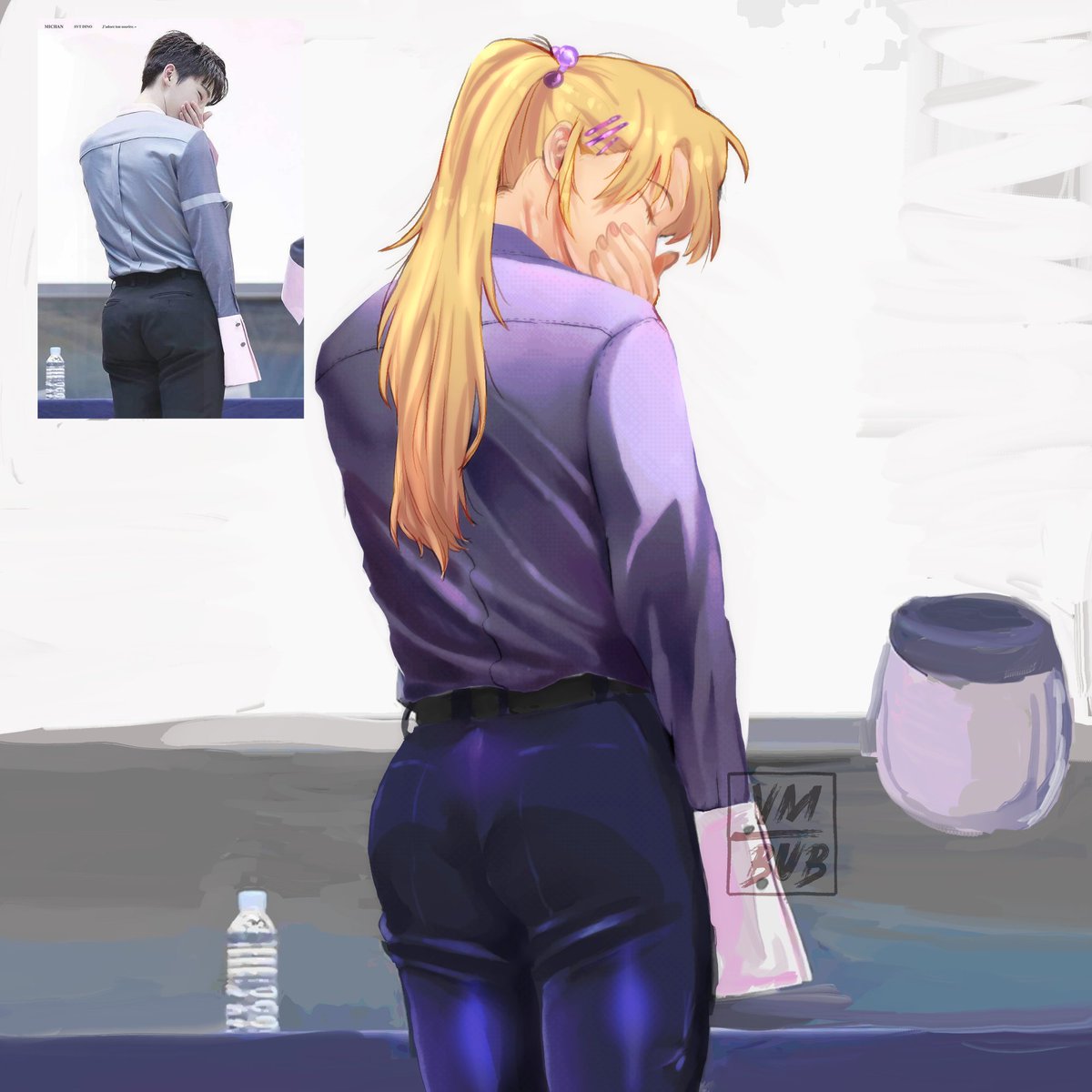 VM_Bub's tweet image. nyom #originalcharacter #colorpractice #render