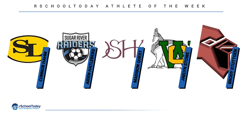 ColtonWilson23's tweet photo. rSchoolToday Athlete of the Week: October 30 - November 5 #wisvb #wissoccer

Connor Hahm. Shoreland Lutheran
Aiden Hatleberg, Sugar River
Madison Quest, Divine Savior Holy Angels
Jaelyn Stowe, Wonewoc-Center
Brody Stuttgen, Middleton

https://t.co/JYQyIebeuQ https://t.co/a6eI8XgcyT