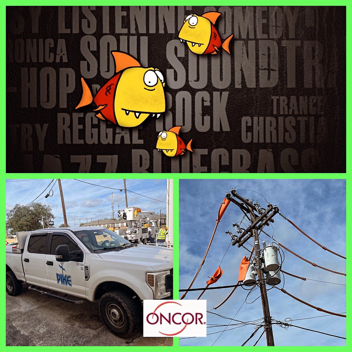 💥Open Today Monday 💥So it looks like Oncor has decided to replace some electrical poles and we will be without electricity Tuesday the 7th Until about noon 😳 As soon as we have electricity ⚡️ I will post that we are open 😄