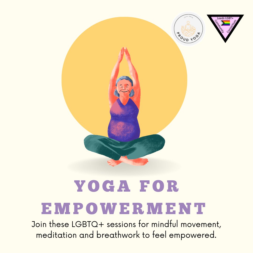 This week at LLCC on Friday November 10th, we have our Yoga for Empowerment! Head to the link below to book on, or go to our website to see the other sessions we have this week eventbrite.co.uk/e/lgbtq-yoga-f…