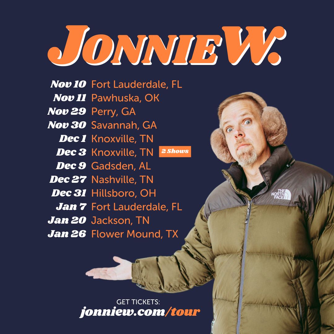 JonnieWComedy's tweet photo. Okay y'all. What are your winter plans and when are you heading out to see me?
๐๏ธTickets and more tour info at https://t.co/e9VzRcfvs3
#jonniew #jonniewcomedy #standupcomedy #comedyshow https://t.co/H5MDDIItXY