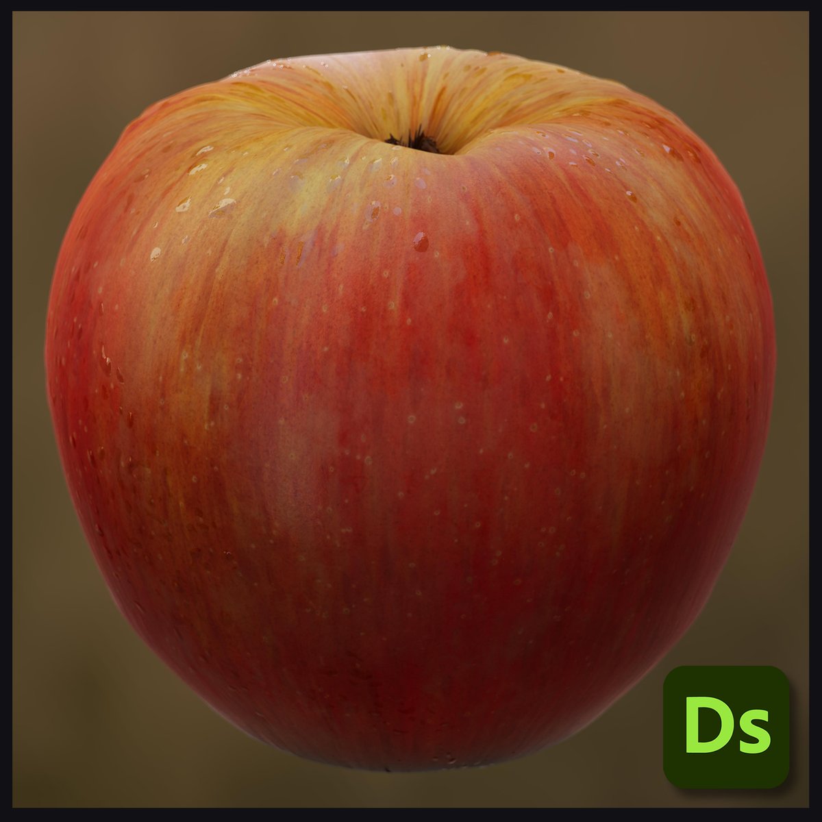 LuminousFlame_'s tweet photo. I made an Apple using Substance Designer only. Renders were also done in Substance Designer using the PBR renderer node. #SubstanceDesigner 
https://t.co/V9k0LubwId https://t.co/W1Ke1aqp4Y
