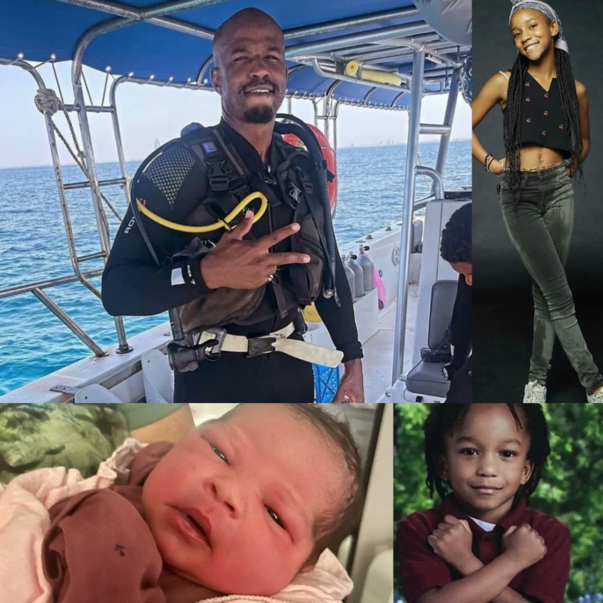 lindaikeji's tweet photo. Avengers & Black Panther actor Taraja Ramsess & his three children k!lled after he crashed his car into broken down tractor

An actor and stunts man known for his work in Black Panther and The Avengers has died in a car crash that also k!lled three of his children, including a newborn daughter.

Taraja Ramsess, 41, was driving a car full of his children when he crashed into a broken-down tractor-trailer on a highway exit in DeKalb County, Georgia, on Halloween night, October 31, 2023.

His family members have now confirmed that Taraja's 13-year-old daughter Sundari, 10-year-old son Kisasi, and eight-week-old daughter Fugibo have all d!ed since the crash.

Taraja and his daughters died in the crash on Tuesday night while son Kisasi was rushed to hospital.

His grandmother confirmed the 10-year-old died of his injuries four days later.

Taraja's three-year-old daughter Shazia survived and is in the hospital recovering from minor injuries.

Another 15-year-old girl who was in the car was barely hurt.

Police confirmed that Taraja was behind the wheel when the car slammed into the trailer, but the cause of the crash remains unclear.

Taraja earned stuntman roles in Avengers: Endgame and Avengers: Infinity War.

Also among his 78 listed credits on IMDb were dozens of art department roles in films like The Hunger Games: Catching Fire and Fast & Furious 7.

"All who knew and met him know how special Taraja was," His mother, Akili wrote in a heartwrenching post announcing his death.

"He had a deep capacity for love and loved his children more than all.

"He loved his martial arts, motorcycles, and all things related to filmmaking.