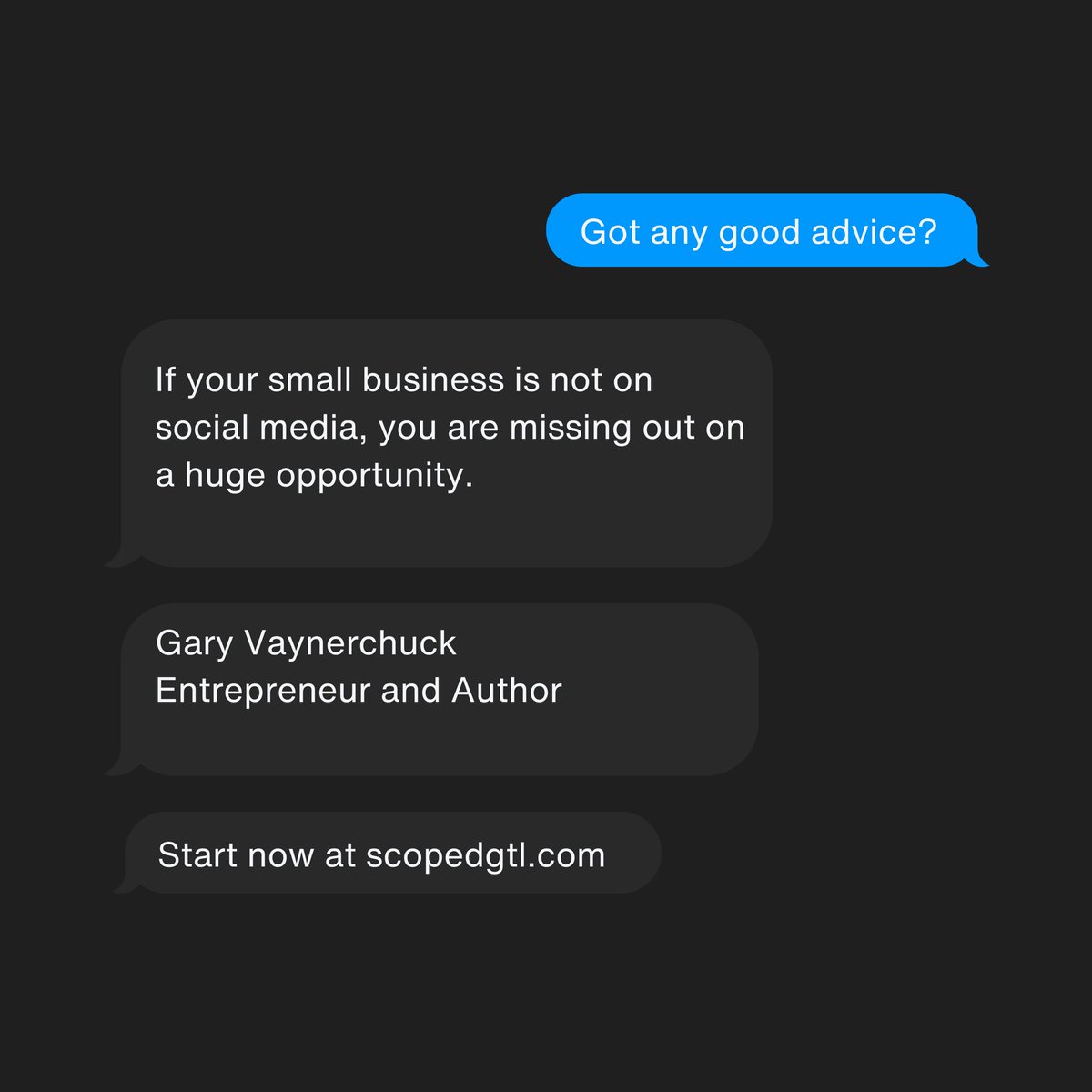 Seize the opportunity!🌟

Transform your small business with the power of social media.