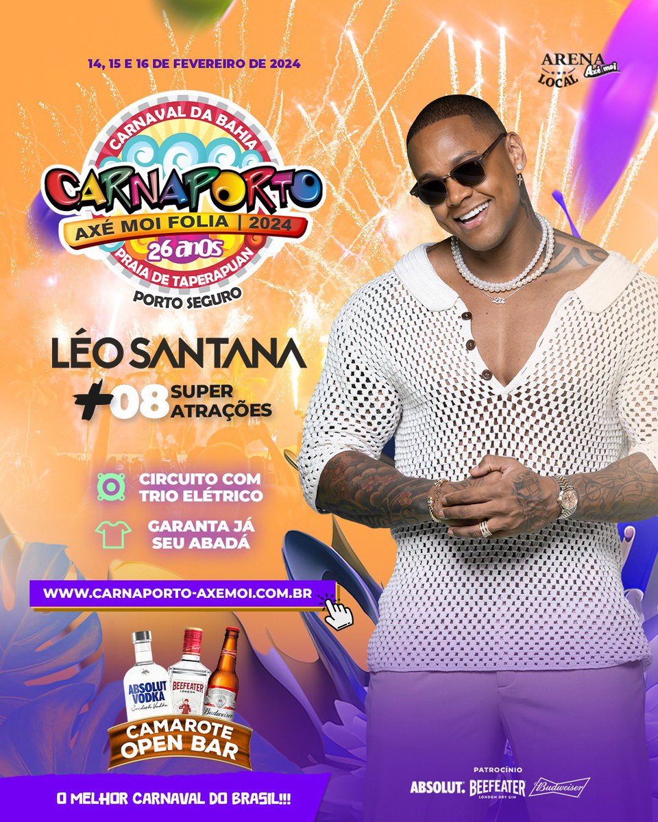 AxeMoiOficial's tweet photo. Qual é o seu time no Carnaporto?
1- o time do “Posturado e Calmo”, que observa tudo com o copo na mão
Ou
2- aquele que está na “ Zona de Perigo”?
Conta pra gente nos comentários! 🍻❤️
Informações no link da Bio ou pelo telefone (73)3288-8921
#axemoi #portoseguro #carnaporto https://t.co/jt5mkvqLX4