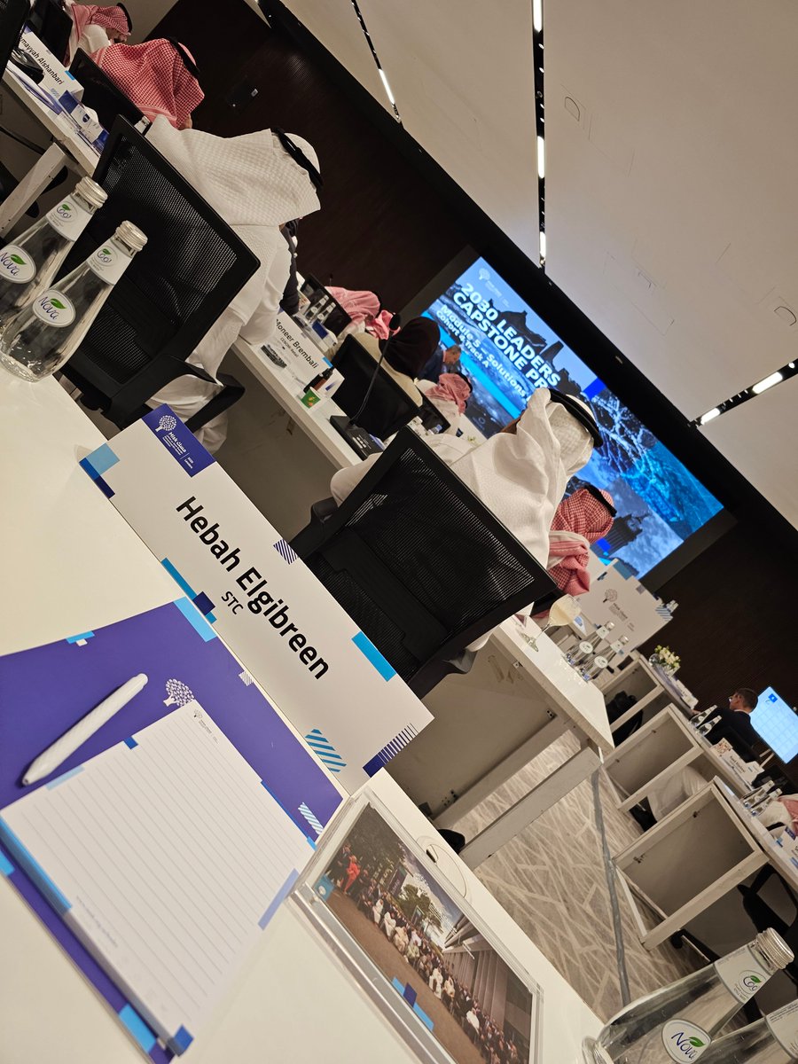 elgibreen's tweet photo. A long lasting 11 months journey is coming to an end this week with #Misk_Leaders_2030 program in which I was blessed to be selected with my team members in the capstone project as one of the top three groups to present in the finalist, which is of great honor and recognition. https://t.co/R97liOQalV