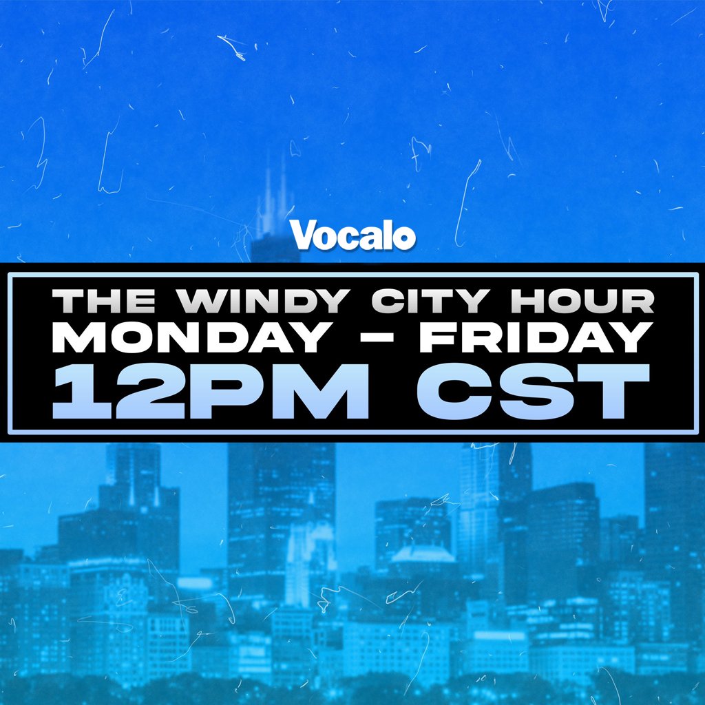 Get the sounds of the city on the #WindyCityHour with @OffcialBekoe! He brings you a full hour of music from Chicago artists ONLY! Spinning every weekday from 12-1pm on 91.1 FM 📻 Vocalo.org/player