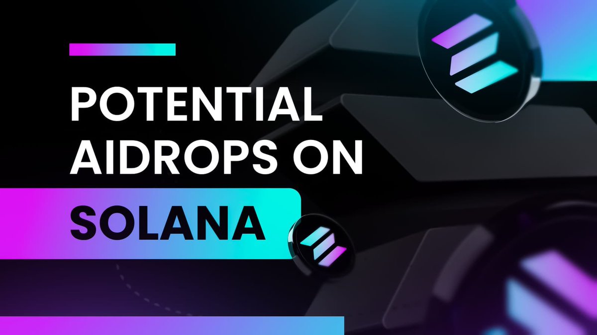 Solana is an undervalued chain in terms of airdrops, yet airdrop season  might just kick off on Solana 👀 Absolutely low gas fees - Ridiculous  competition - Easy airdrops to farm Introducing
