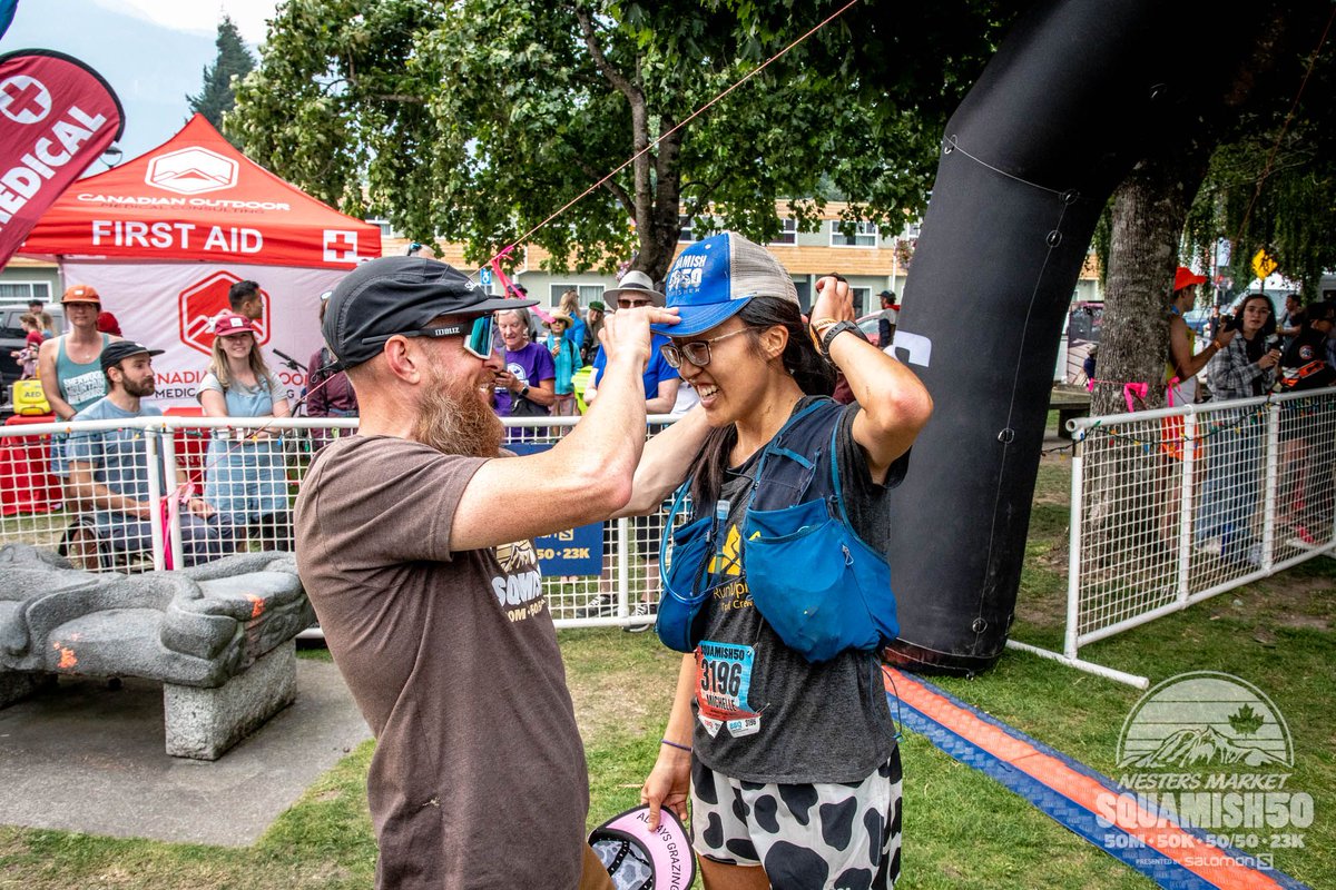Squamish50's tweet photo. Trail runner math is signing up for the 50-50 for a hat 😂 https://t.co/a0k6JwQDmt