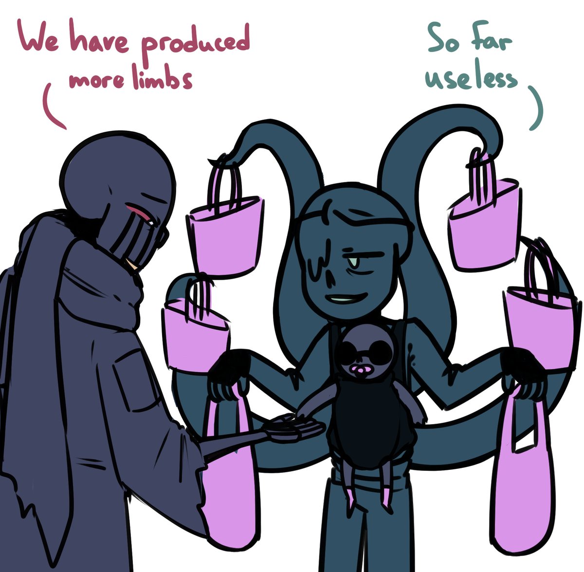 neilfaustian's tweet photo. Sorry, I completely forgot to post this 💀
This is a redrawing from one funny mini comic with aliens
#errormare #nighterror #errorsans #errortale #undertaleAU #NightmareSans #Dreamtale #FGOD https://t.co/qC2we61kll