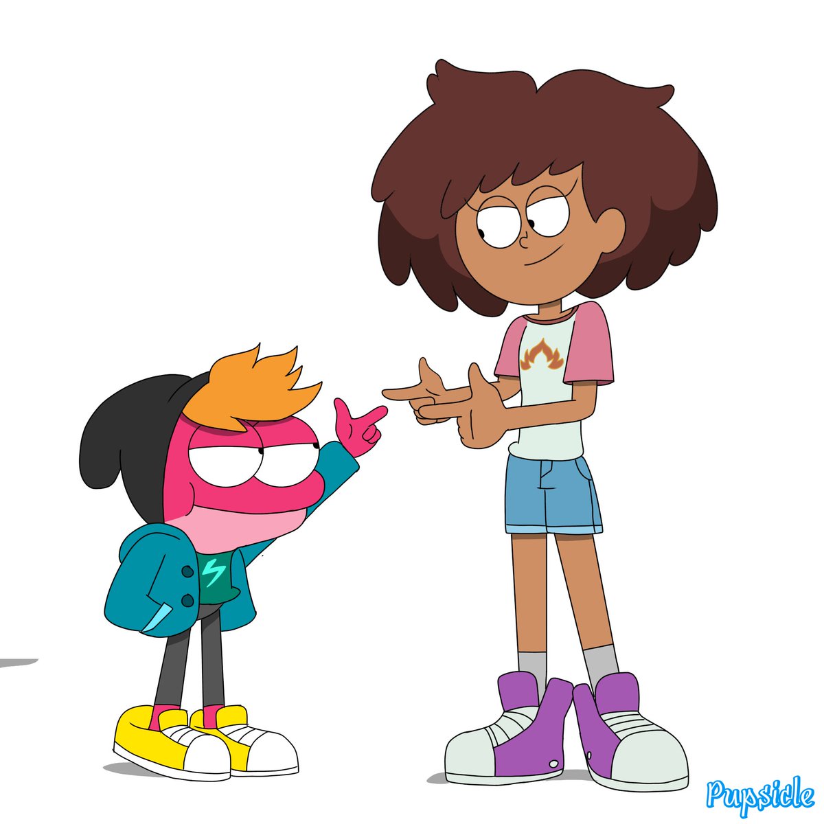 PupsicleToons's tweet photo. It's Anne and Sprig having a lit Time
#Amphibia #amphibiafanart #AmphibiaSprig #AmphibiaAnne #AnneBoonchuy #SprigPlantar #PupsicleAnimation #myart #fanart https://t.co/5KyevGaV4B