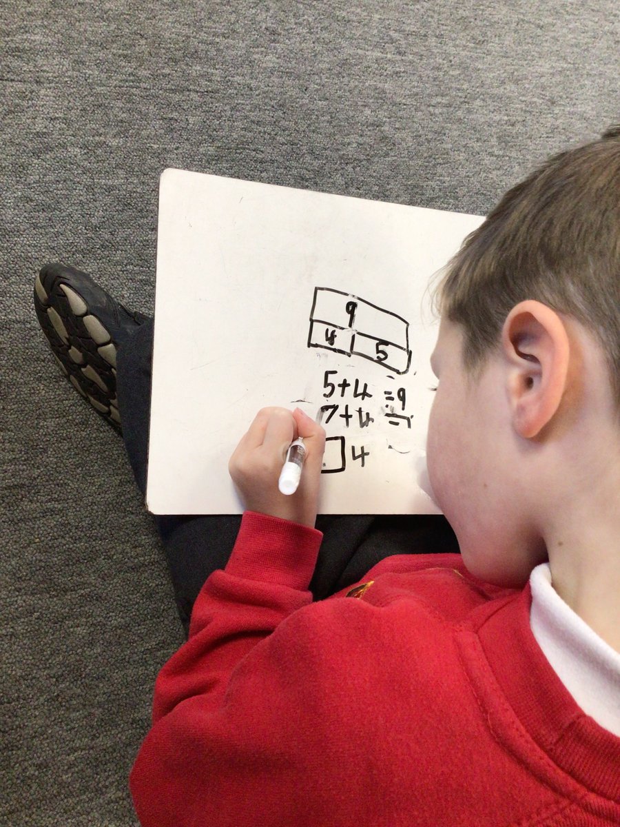HighamRISE's tweet photo. BARVEMBER! Class one were working hard in Maths this morning. They answered different number sentences using bar models. @Rise_MAT #flourishandsucceed @WhiteRoseEd #barvember #ks1maths #primarymaths #barmodel https://t.co/TLcfJ20Pfo