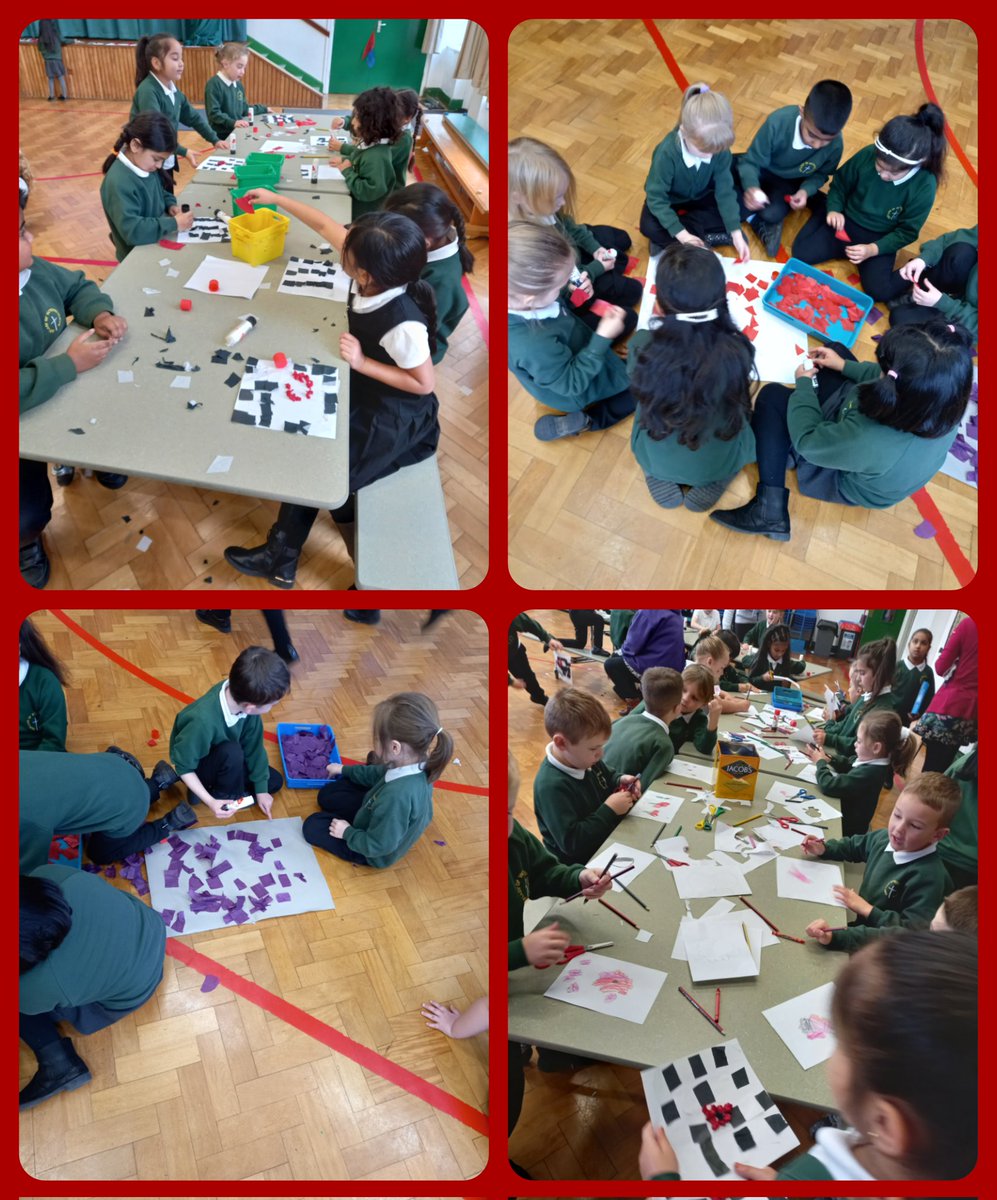 olvschool's tweet photo. Some brilliant teamwork from #OLVY1 and #OLVY2 this morning. They worked hard and created some beautiful Remembrance Day artwork. #WeWillRememberThem @bcw_cat #OLVHistory https://t.co/hErJdlCgZB