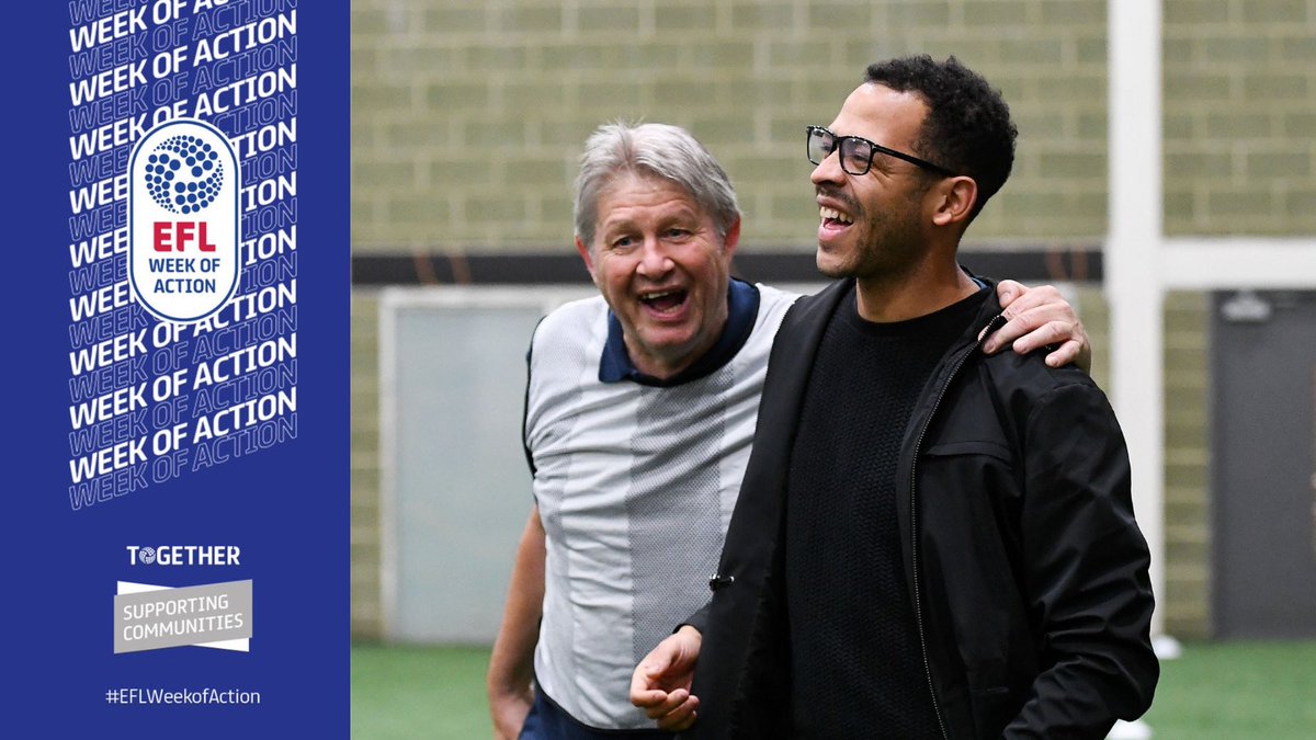EFL_Community's tweet photo. This is just the beginning!

#EFLWeekofAction Day 1 done ✅

Here’s just a few highlights of the fantastic community work that has been going on within our @EFL network with some familiar faces popping along. https://t.co/UEb8Z35WBv