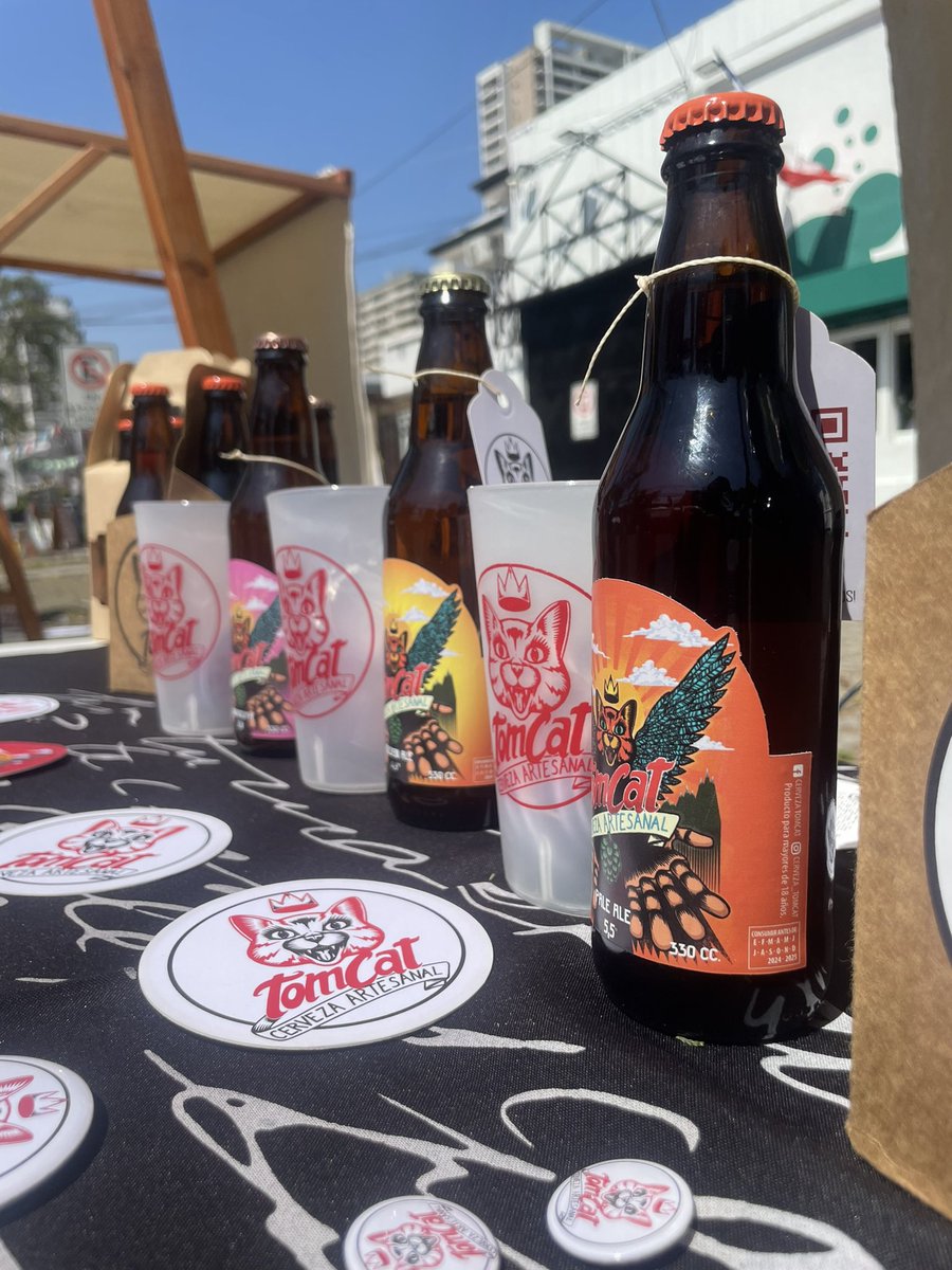 CervezaTomcat's tweet photo. Del sábado en #bierfem #barrioitalia 
#cerveza #artesanal https://t.co/v5bdkDImka