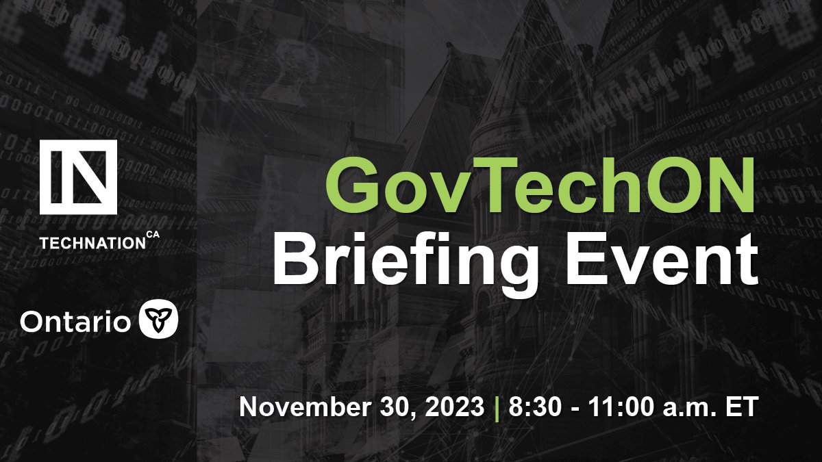 Registration is open. Join us Nov 30th | Hybrid...tech industry &amp; gov't to discuss how to leverage technology &amp; deliver simple, smart, safe &amp; convenient services for Ontarians.  Thank you our sponsors <a href="/KPMG_Canada/">KPMG Canada</a>, <a href="/TELUS/">TELUS</a>, <a href="/Fortinet/">Fortinet</a> <a href="/HPE/">HPE</a> &amp; <a href="/Tanium/">Tanium</a>.  bit.ly/49mj4QT