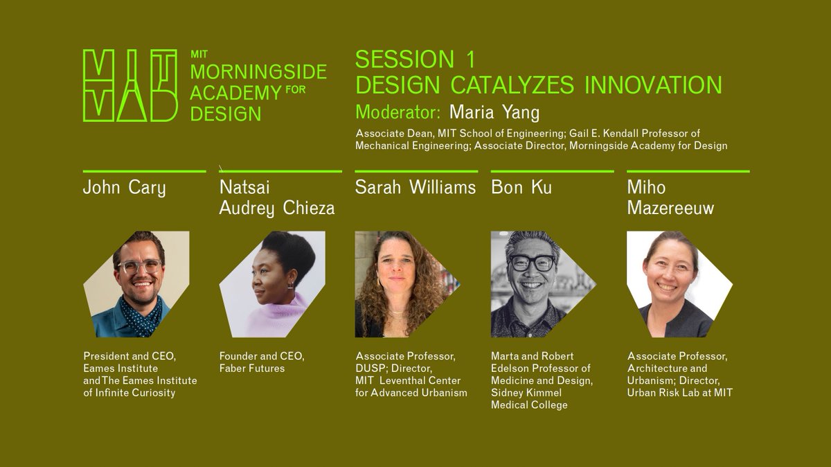 Last year in The Power of Design, we explored how design practices are key drivers of research and innovation in our first session with @NatsaiAudrey, @johncary, @BonKu, Miho Mazereeuw @urbanrisklab and @datasew. See the full recording on YT: buff.ly/3QOzURq
