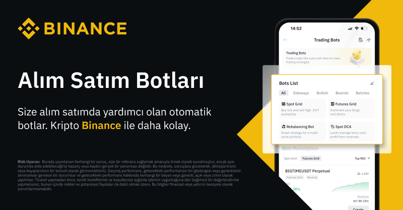 Binance_Turkish's tweet photo. Yıl 2023 ve biz her şeyi otomatikleştiriyoruz.

Alım satımlarınızı bile!

Sizi nasıl daha eksiksiz bir yatırımcı yapabileceklerini görmek için #Binance alım satım botlarını deneyin.

Buradan başlayın 👇