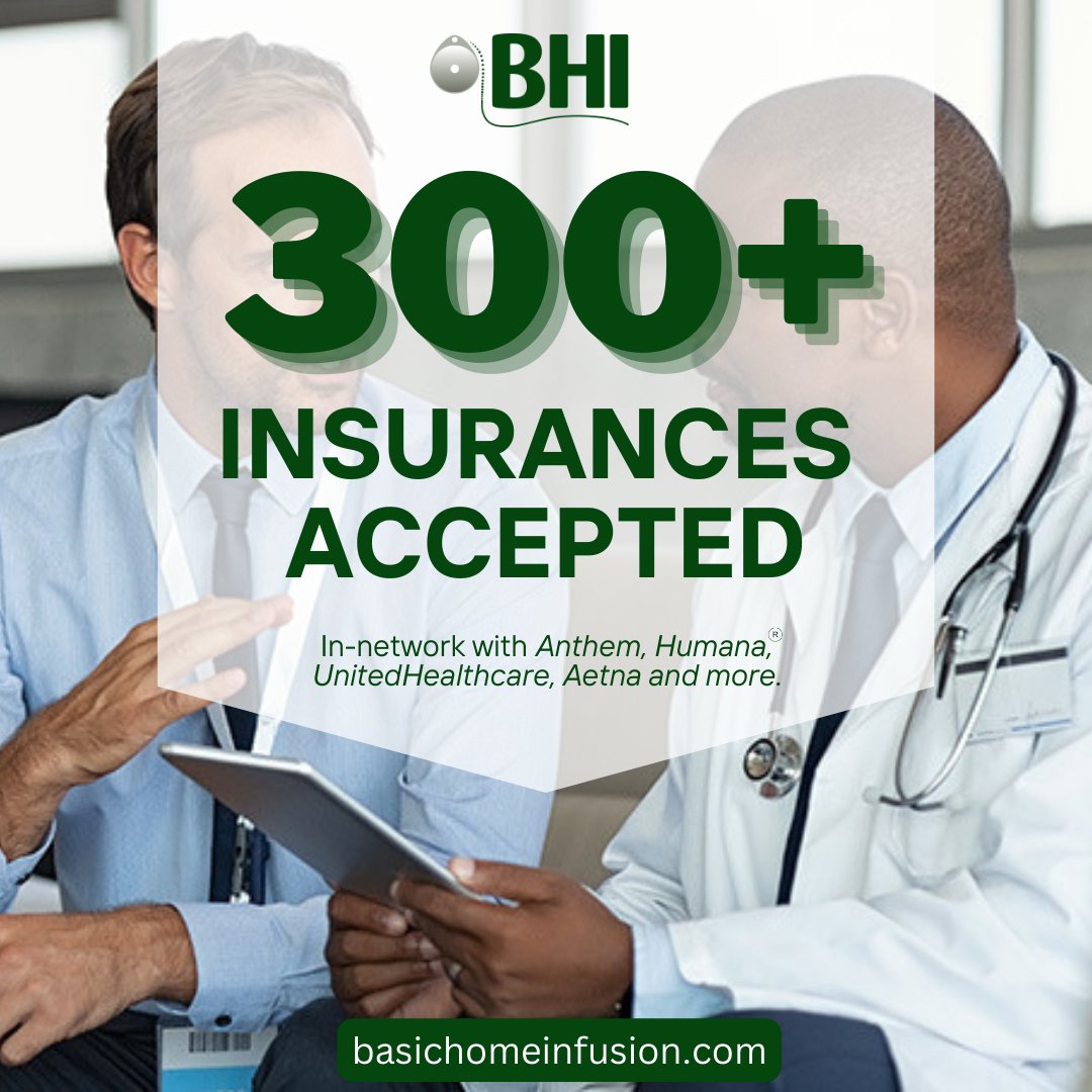 BHI has over 300 payors contracted nationwide for the refilling and management of intrathecal pumps in the home. From assurance to insurance, BHI has you covered
Learn more at basichomeinfusion.com

#Healthcare #BHInfusion