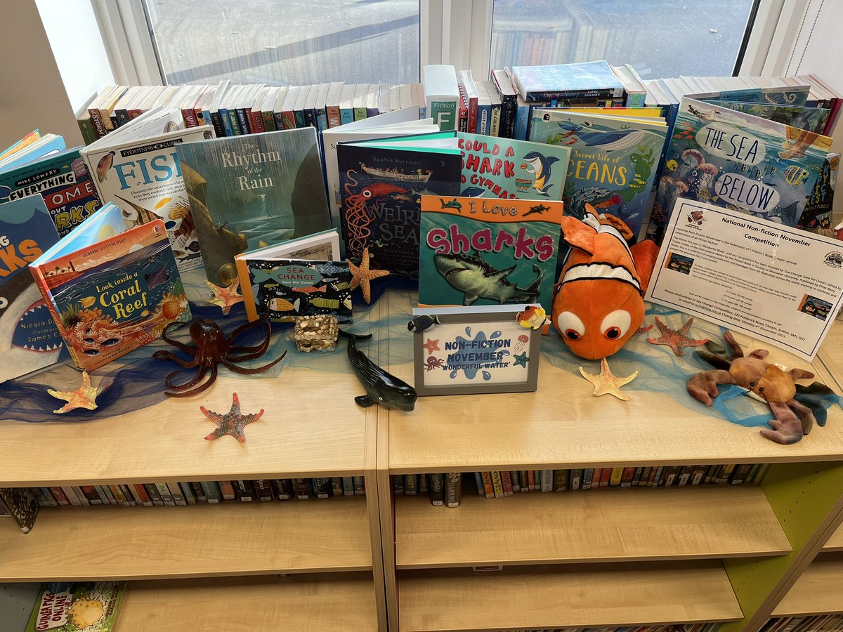 Library at Claires Court tweet media