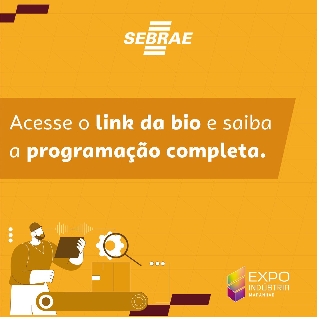 sebrae_ma's tweet image. 🚀🤩A Expo Indústria 2023 tá chegando e junto com ela diversas soluções do Sebrae!💙

👉🏼👀Arrasta pro lado e vem conferir todas as incríveis soluções que você vai encontrar em nossa programação dentro do maior evento multisetorial do Norte e Nordeste! 
#SebraeMA #ExpoIndustria
