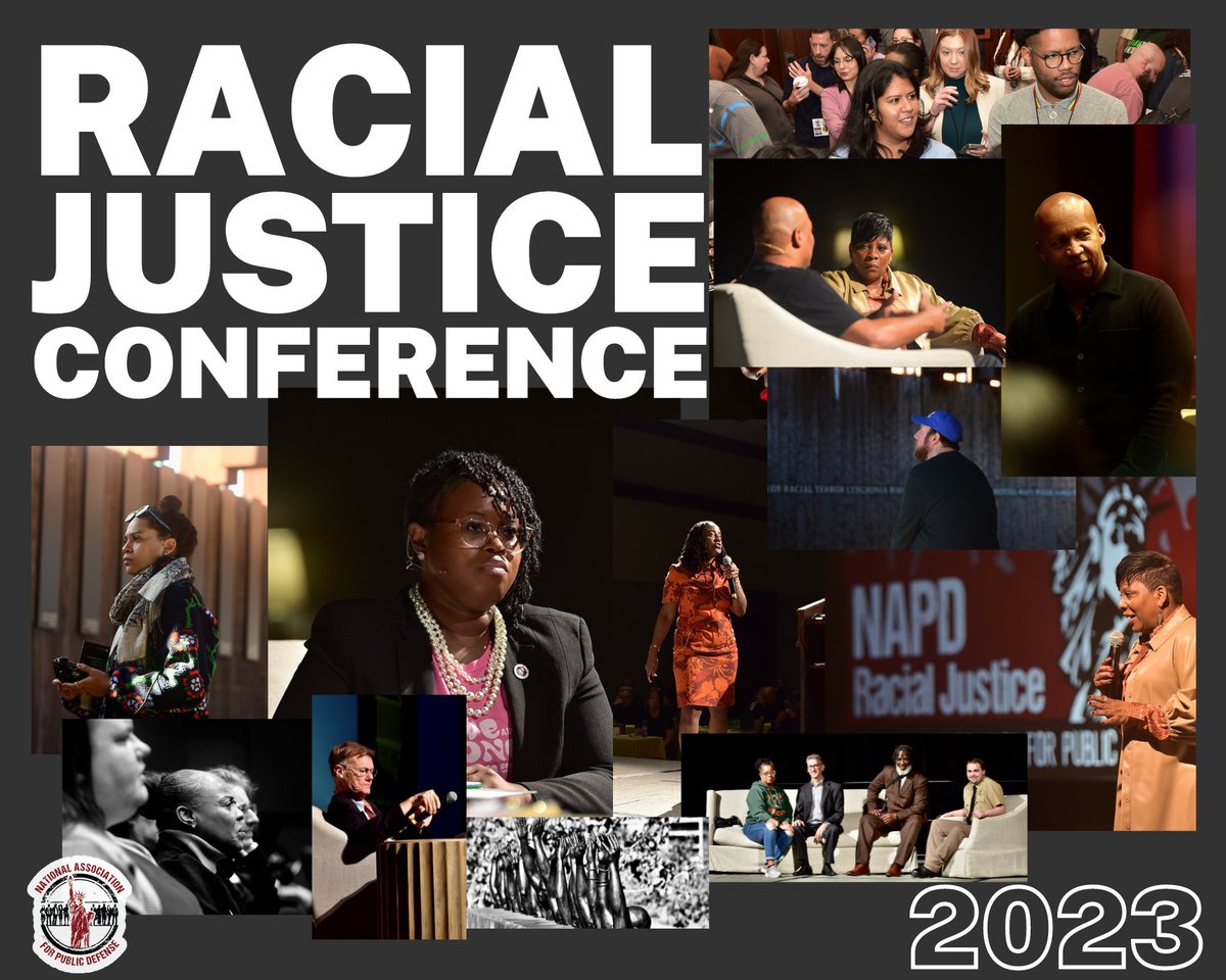 The Racial Justice Conference in Montgomery was a truly amazing event. We had challenging conversations, listened to inspiring speakers, and experienced healing as a united community of public defenders. Thank you to everyone who joined us!!❤️
