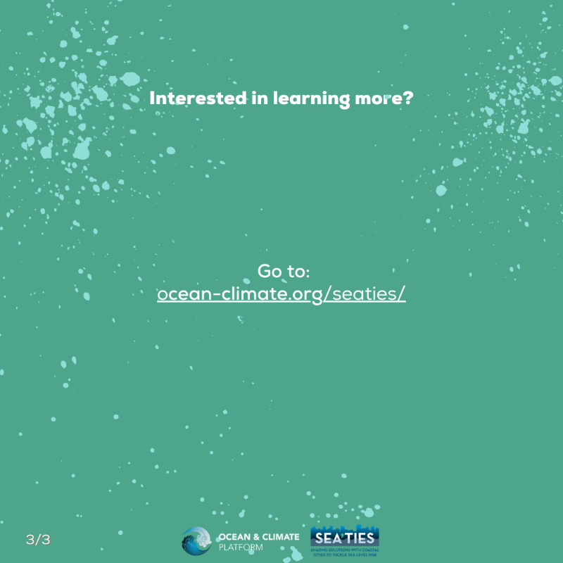 ocean_climate's tweet photo. 📆Mark your calendar for November 9! #SEATIES @ocean_climate will unveil its recommendations for coastal cities to #adapt to #SeaLevelRise🌊#AdaptCoastalCities 👇Meanwhile, gain insights into how the #Pacific is tackling rising ↗️ sea levels

🔗Dive in: https://t.co/27E0ekZtIa