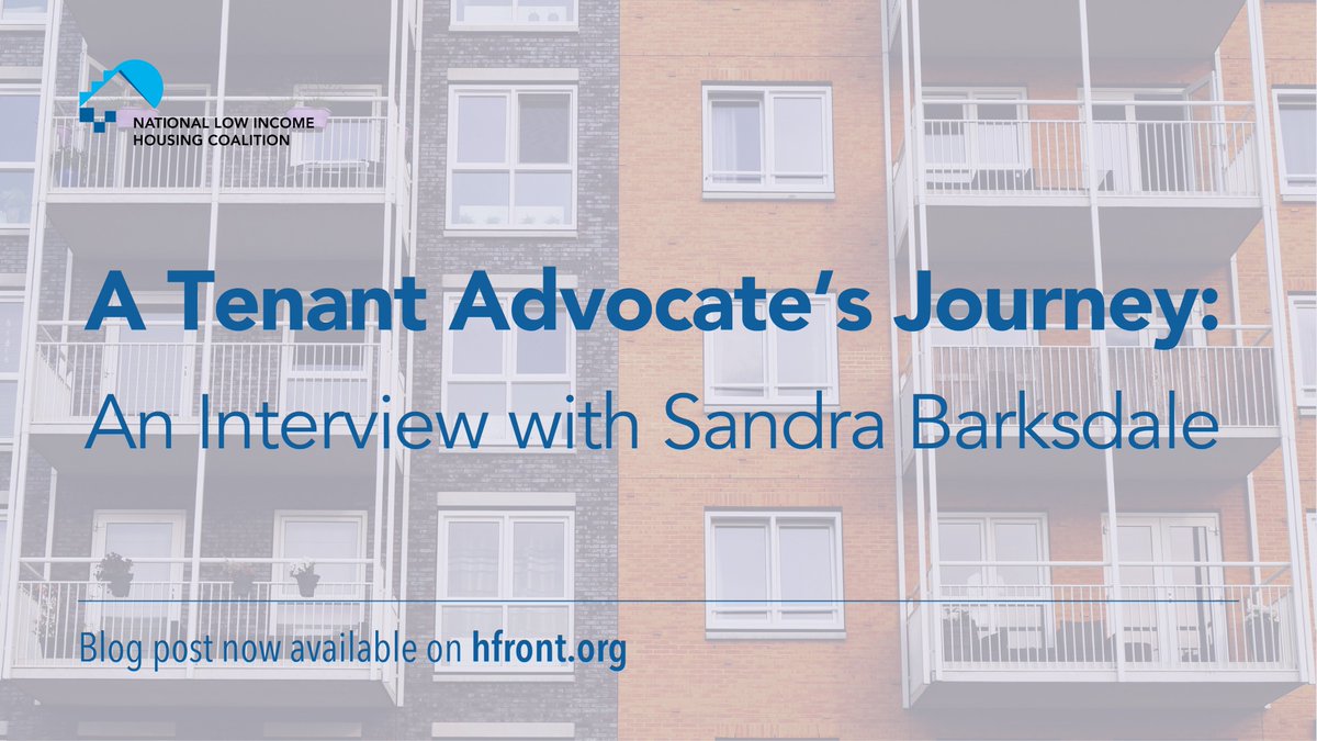 Sandra Barksdale shares valuable advice for fellow tenant advocates: 'You have rights, and you have the power to advocate for yourself and others.' Let's empower one another and make our communities safer. tinyurl.com/ycxe7y24