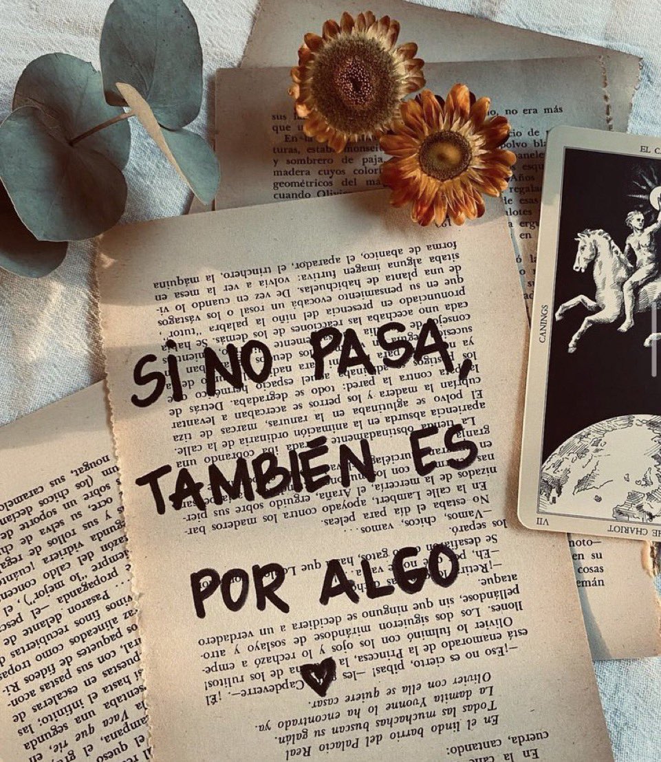 si no pasa, también es por algo.