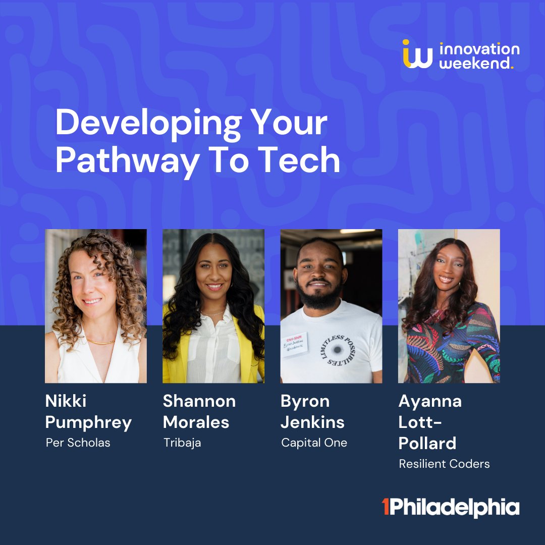 Developing Your Pathway To Tech
- Nicole Pumphrey, <a href="/PerScholas/">Per Scholas</a>
- <a href="/techcareerplug/">Shannon Morales</a>, <a href="/Join_Tribaja/">Tribaja</a>
- <a href="/codeherk/">Byron Jenkins</a>, <a href="/CapitalOne/">Capital One</a>
- Ayanna Lott-Pollard, <a href="/resilientcoders/">Resilient Coders</a>