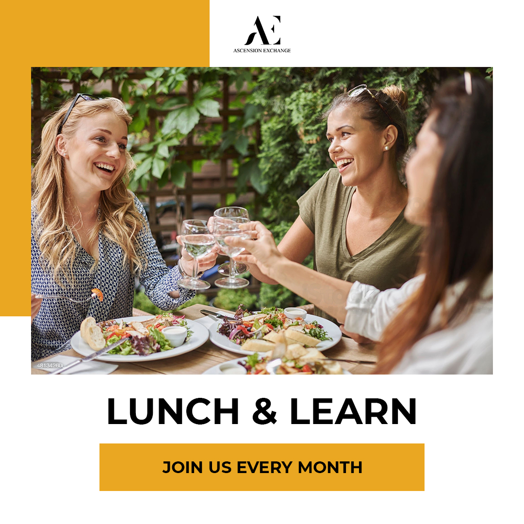 ascension_exch's tweet image. Combine learning, growth, and fun with amazing women leaders and you get our monthly Lunch &amp;amp; Learn event! Join us.#AscensionExchange #network #networking #womensupportingwomen #businesswomen #womenprofessionals #bossladies #gogivers #lunchandlearn