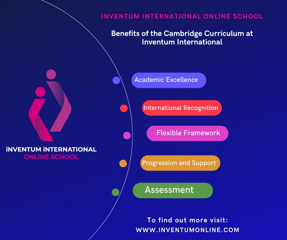InventumOnline's tweet photo. Unlock the door to world-class education with Inventum International.
Our Cambridge accredited curriculum is designed to foster critical thinking, creativity, &amp; a love for learning. Start your journey to global academic excellence today! #cambridge #onlinelearning #onlineschool https://t.co/pLBIa6btpC