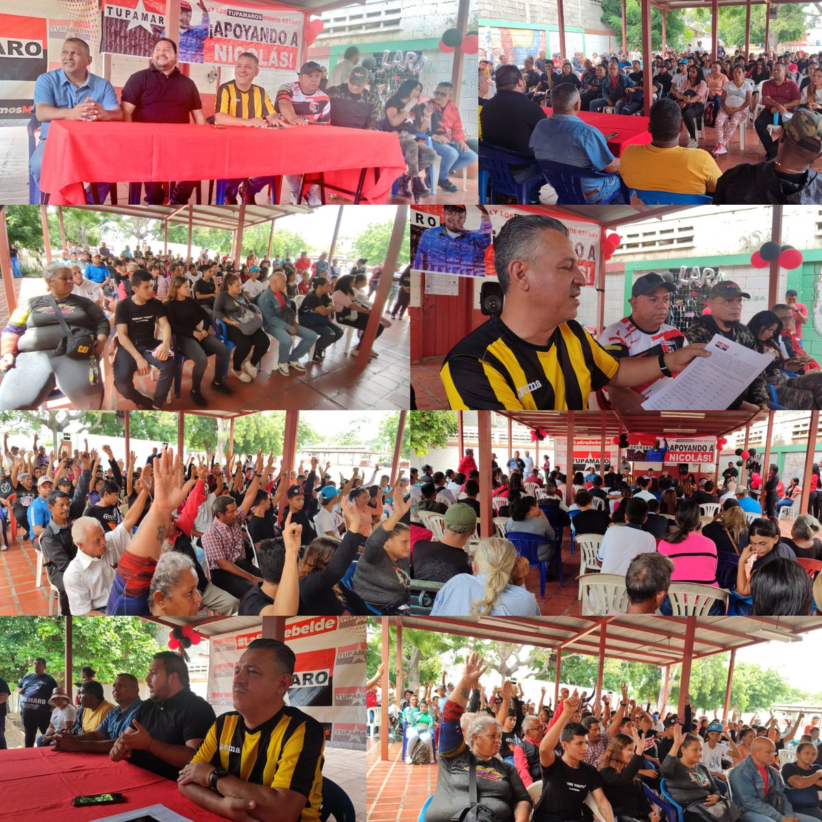 En colectivo y en concenso fortalecemos cada trinchera donde las bases desarrollan la organización del pueblo, es una garantía que los rebeldes ¡venceremos!
Sec. Ampliado en el Edo. <a href="/MrtLara2/">Tupamaro Lara</a>
<a href="/NicolasMaduro/">Nicolás Maduro</a>
#SiPorElE5equibo