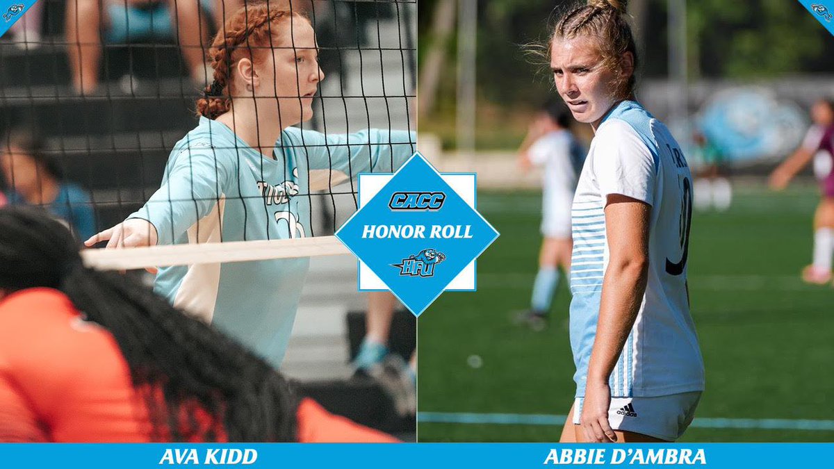 Ava makes her second consecutive appearance, while Abbie lands on the final <a href="/CACC01/">Central Atlantic Collegiate Conference</a> Honor Roll of the regular season