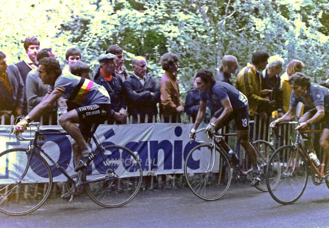 Roger de Vlaeminck, Giuseppe Saronni & Jonathan 'Jock' Boyer (Championnats du monde de cyclisme 1980 à Sallanches)

📸 Collection personnelle
#DeVlaeminck #BeppeSaronni #JockBoyer #Sallanches #Domancy #cyclisme #cycling #ciclismo