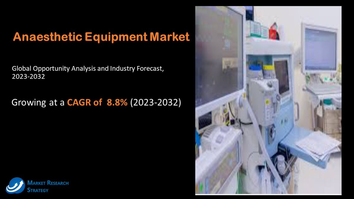 Anaesthetic Equipment Market 𝐆𝐫𝐚𝐛 𝐅𝐫𝐞𝐞 𝐒𝐚𝐦𝐩𝐥𝐞 𝐏𝐃𝐅 𝐑𝐞𝐩𝐨𝐫𝐭 @ lnkd.in/d4REn5up #anestheticequipment