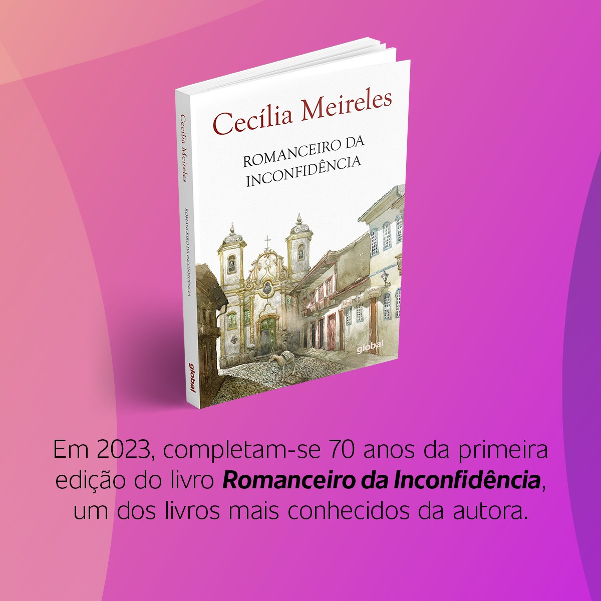globaleditora's tweet photo. Hoje comemoramos 122 anos do nascimento da poeta #CecíliaMeireles!
Em 2023, completam-se 70 anos da primeira edição do livro #RomanceiroDaInconfidência, um dos livros mais conhecidos da autora.
#GlobalEditora #GlobalEditora50Anos #aniversário #ouistoouaquilo #poesiabrasileira https://t.co/yqMTtYN7st