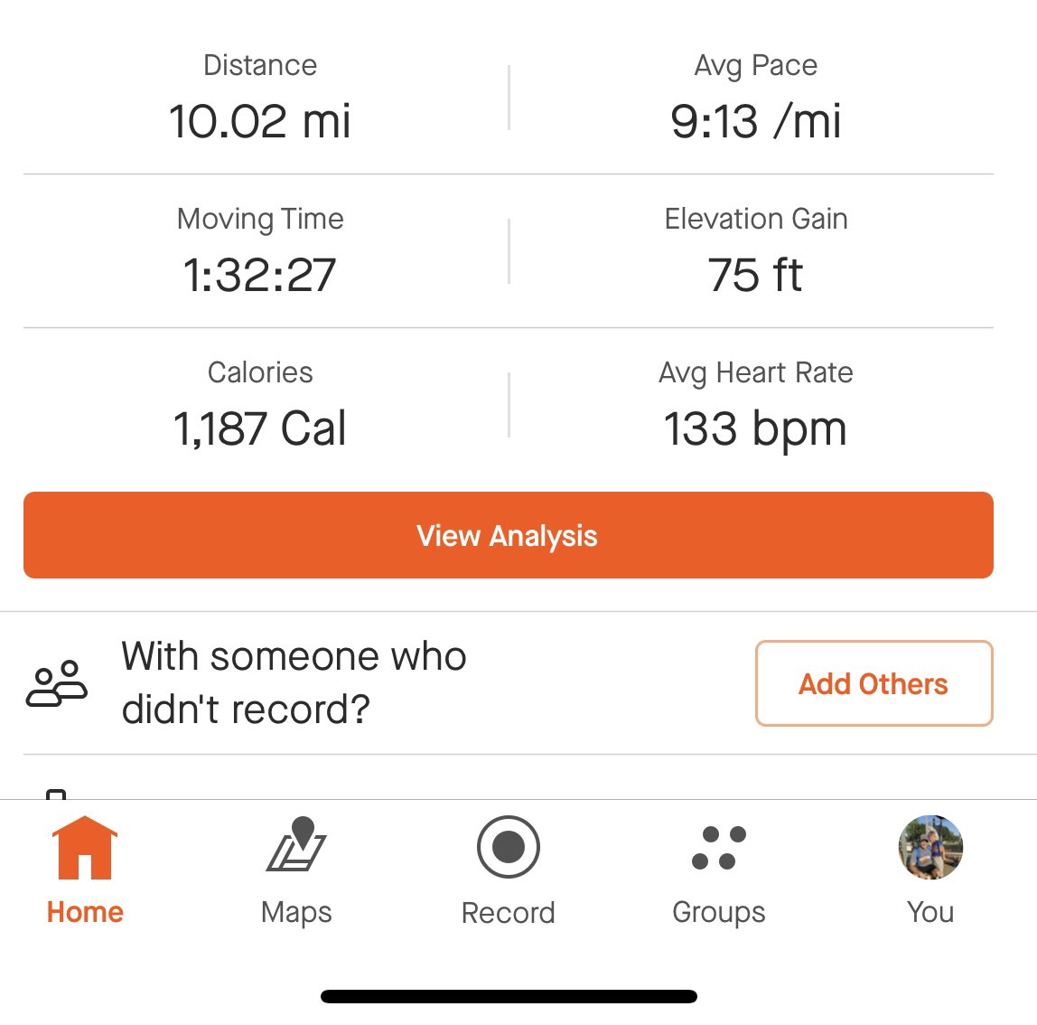 GuRnith_'s tweet photo. Another 10 to start off the week. 26 days out from first 100 miler!! https://t.co/JAMDzhzaEb