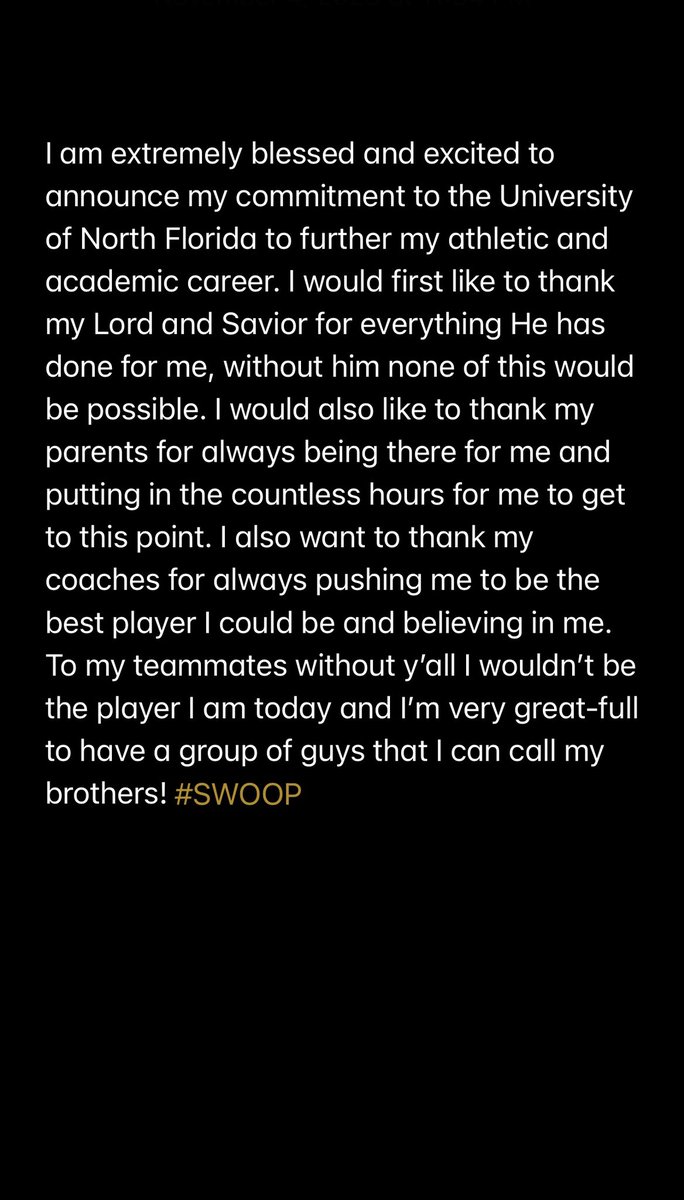 SethAlford12's tweet photo. Blessed…#Swoop https://t.co/HLGgS0MLWG