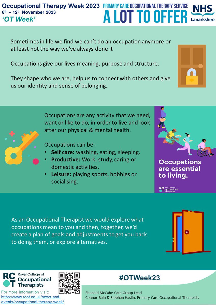 Occupational therapists contribute valuable expertise and diverse skills to primary care teams, helping patients get quick access to the right care at the right time! #OTWeek23