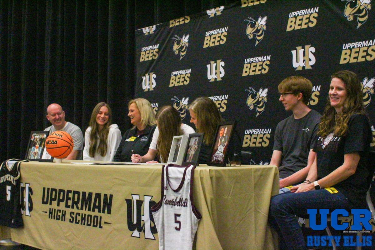 U_C_Reporter's tweet photo. Upperman's Bella Stiles Signs To Play Basketball At Campbellsville University. STORY and PHOTO GALLERY: https://t.co/j0soBPtYww #UCR https://t.co/93wXTafcxd