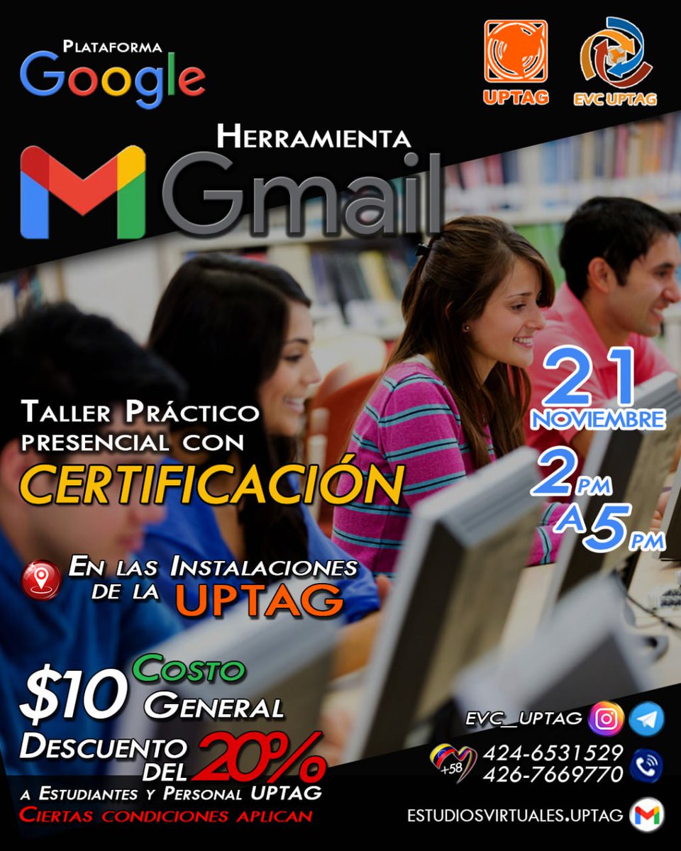 evcuptag's tweet photo. INSTCRIBETE EN LOS TALLERES QUE PRESENTAMOS A CONTINUACIÓN
✳️Herramientas de Google✳️
👉👉 https://t.co/SF9CLGMLDu https://t.co/iPfmtTdVXO