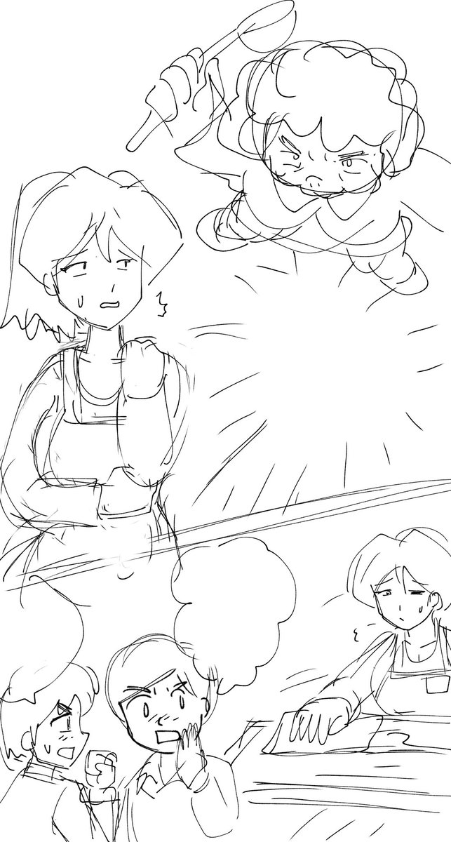 下書き…そしていつ完成するかは不明😆