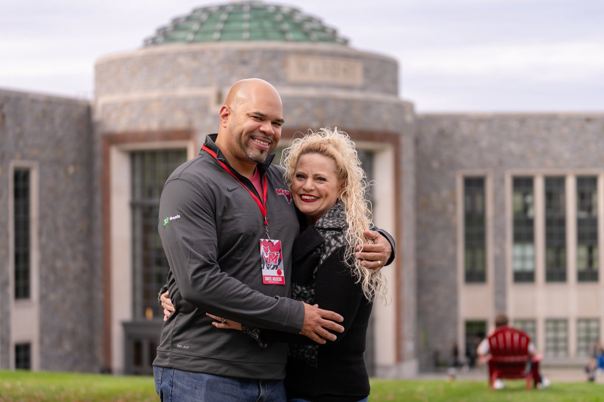 Marist's tweet photo. There's no place like home...❤️🦊Thanks to everyone who came out for Homecoming & Reunion Weekend! #RedFoxFamily https://t.co/eeO5pOrCQn