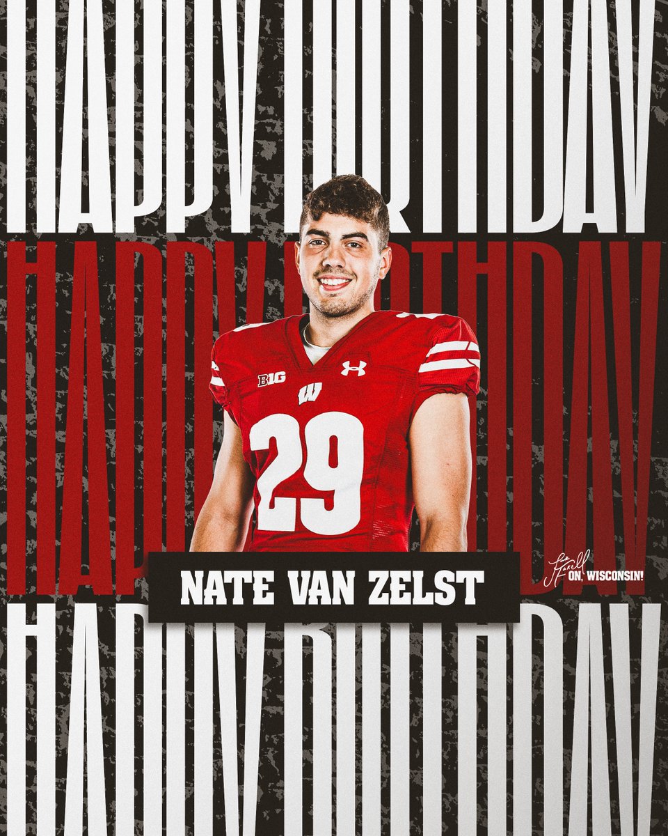 Happy birthday <a href="/natevanzelst/">Nate Van Zelst</a>‼️