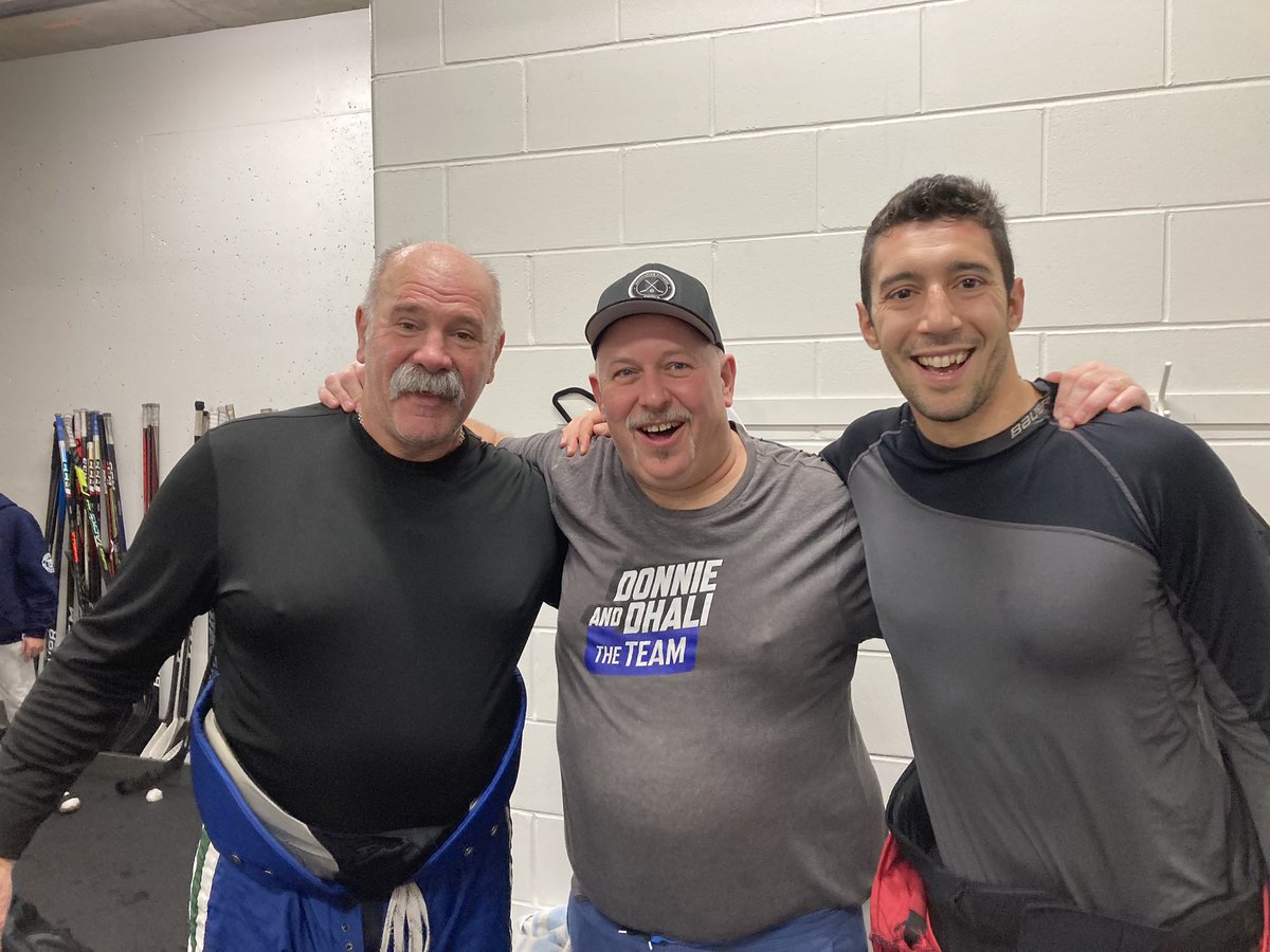 laythynroad's tweet photo. Great weekend at @canucksautism #proAm hockey tourney this weekend! Thx to everyone involved, @CstRobD for organizing, the legend himself Dave Babych &amp; the legend in the making @frankcorrado22 for being such amazing pros and class acts! @NHLAlumni @pomooldtimers @DonnieandDhali https://t.co/Dk7HBxkzGB